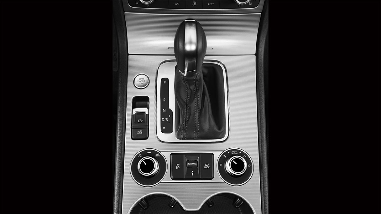 Transmissão automática de 8 velocidades com função tiptronic1